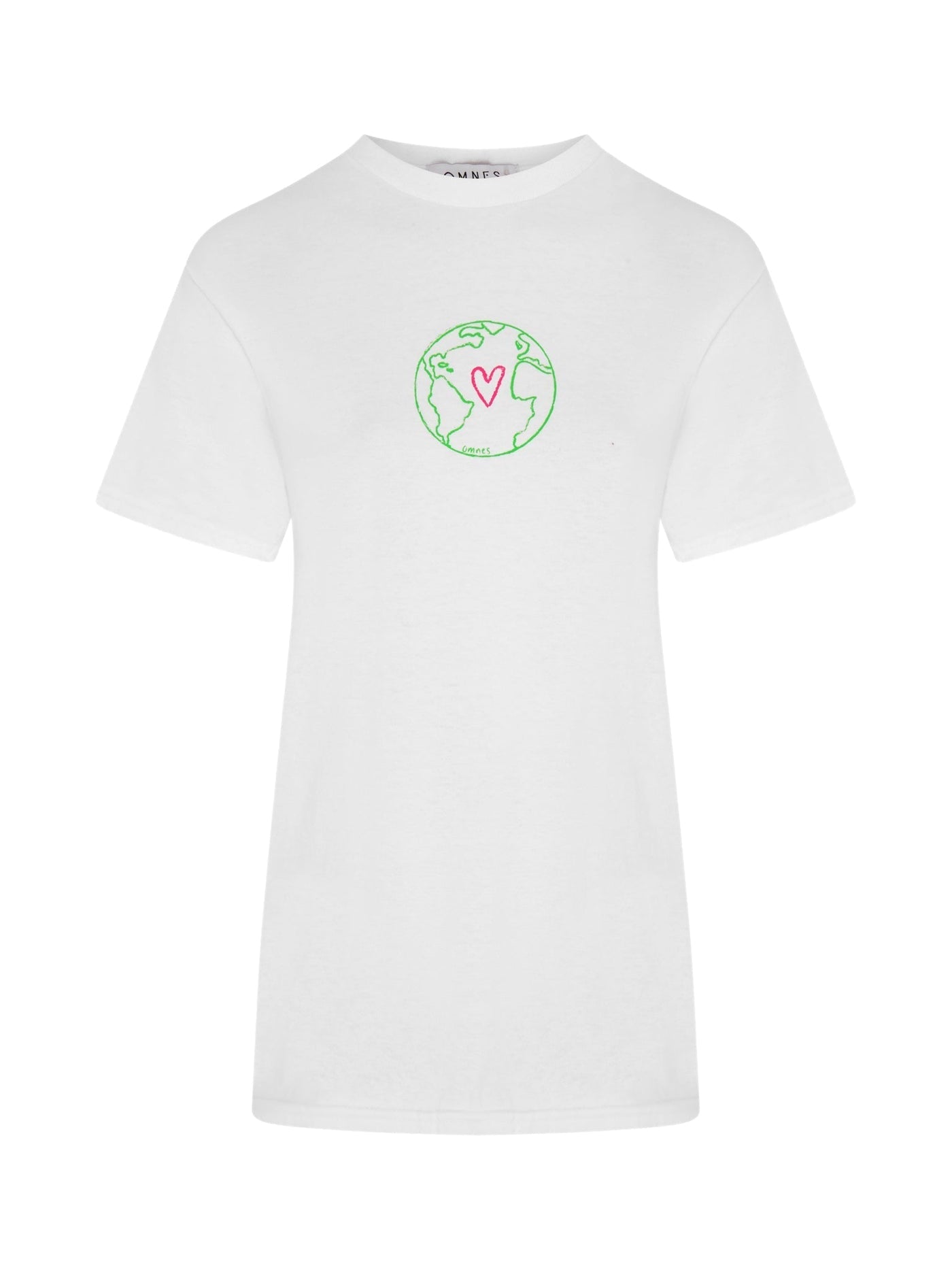 Save the Planet Print Boyfriend T-Shirt