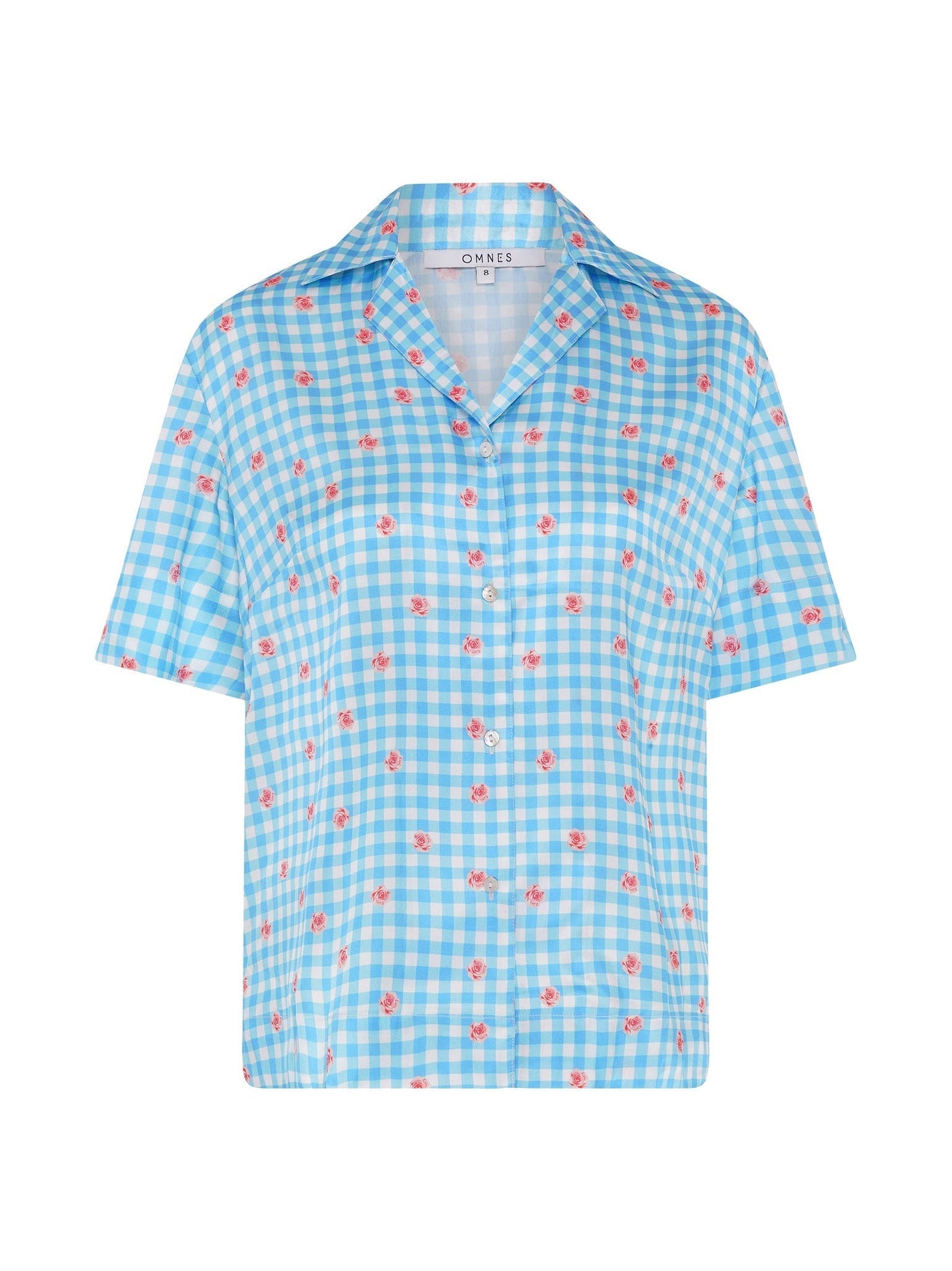 Oaklyn Floral Gingham Print Shirt